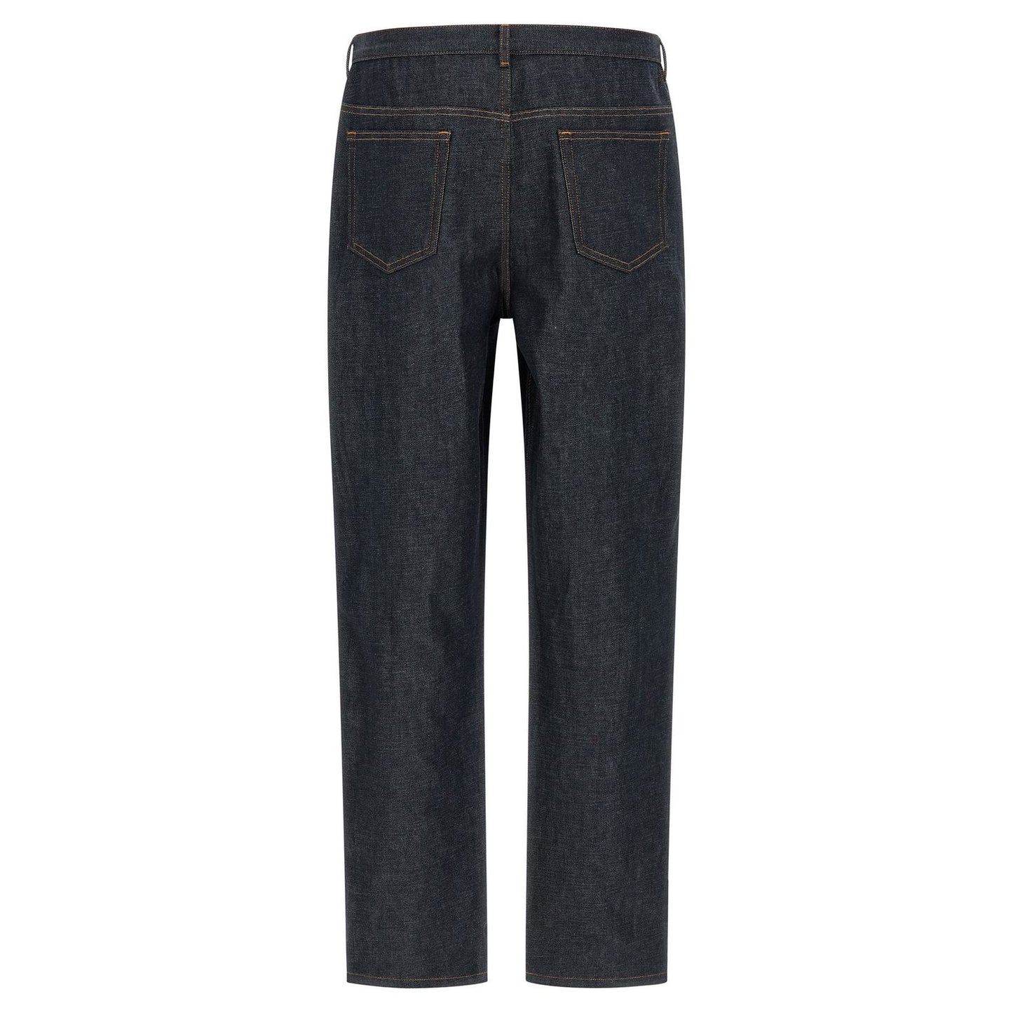A.P.C. Blue Cotton Relaxed Fit Jeans