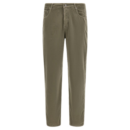 Brunello Cucinelli Bicolor Cotton Casual Pants