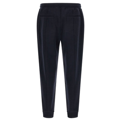Brunello Cucinelli Blue Cotton Joggers (Workout Pants)