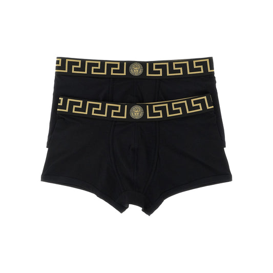 Versace Black Cotton Boxers