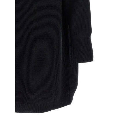 Brunello Cucinelli Black Virgin Wool Short Dress