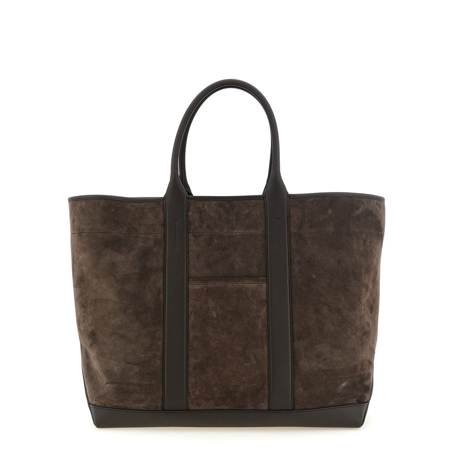 Tom Ford Brown Calfskin Tote Bag