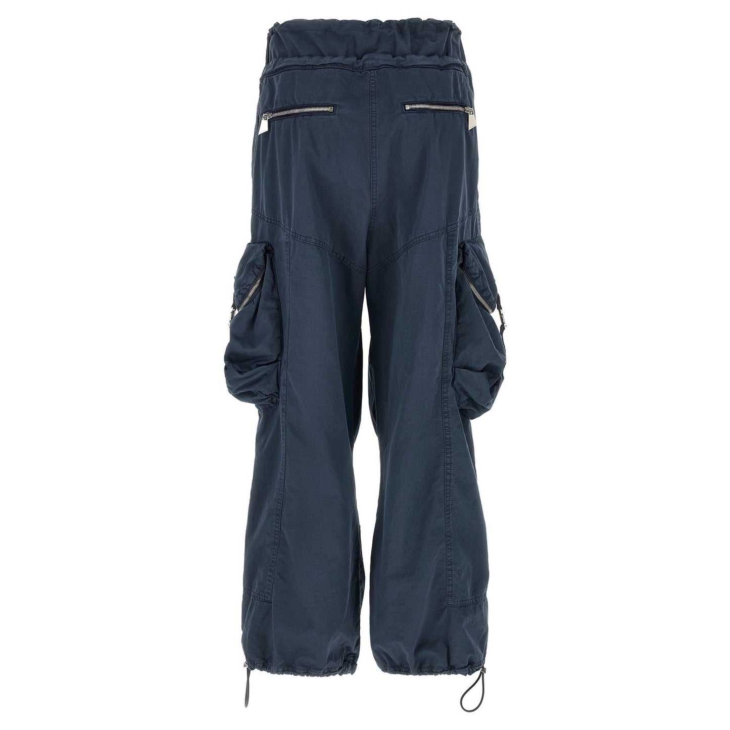 The Attico Blue Cotton Cargo Pants