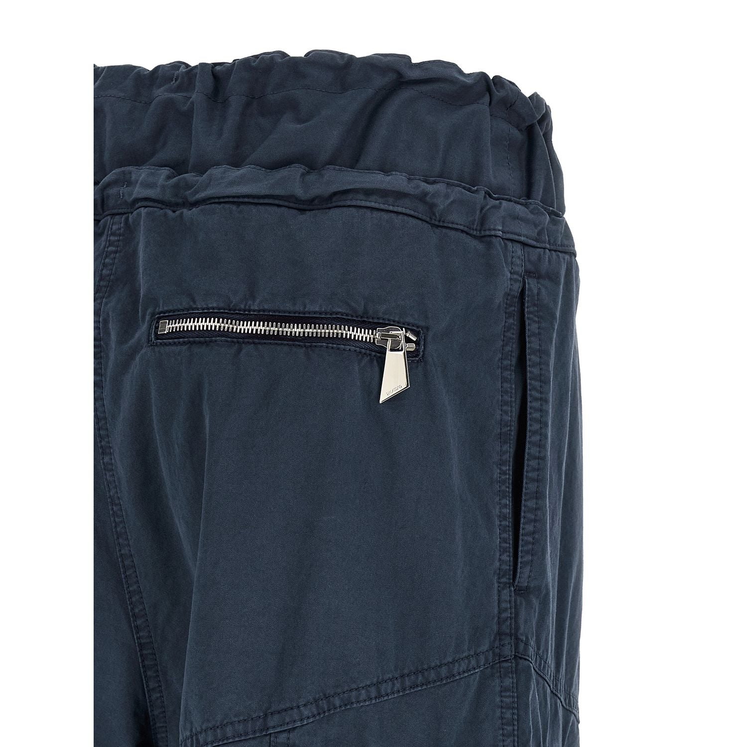 The Attico Blue Cotton Cargo Pants