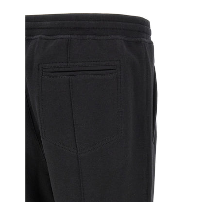 Brunello Cucinelli Black Cotton Joggers (Workout Pants)