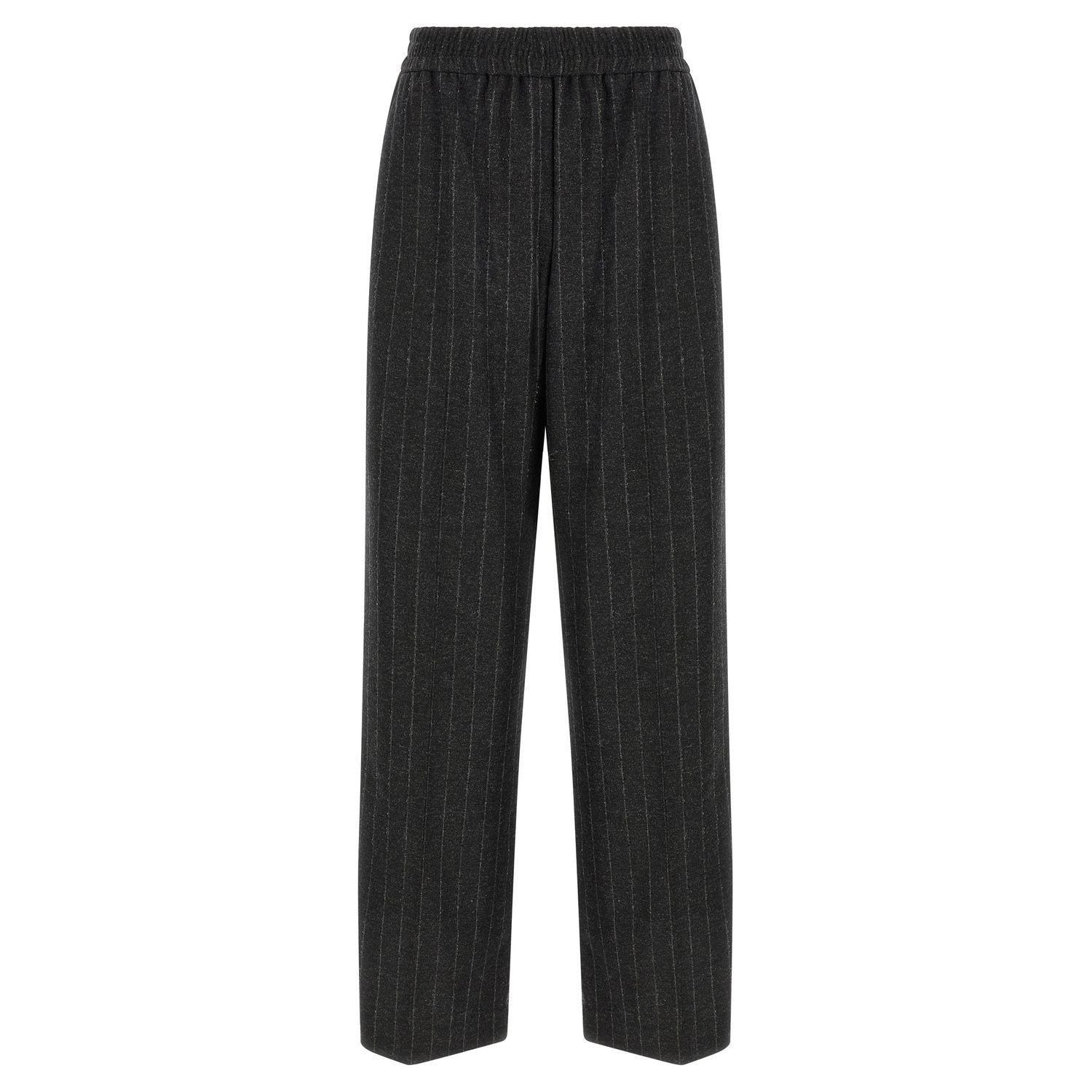 Brunello Cucinelli Gray Virgin Wool Casual Pants