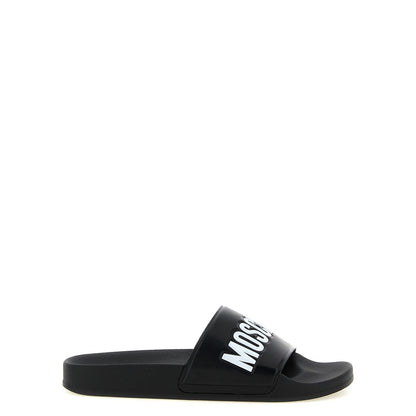 Moschino Bicolor Pvc Slides