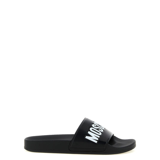 Moschino Bicolor Pvc Slides