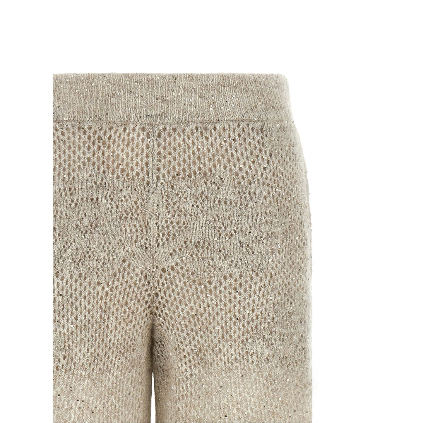 Brunello Cucinelli Beige Nylon Casual Pants