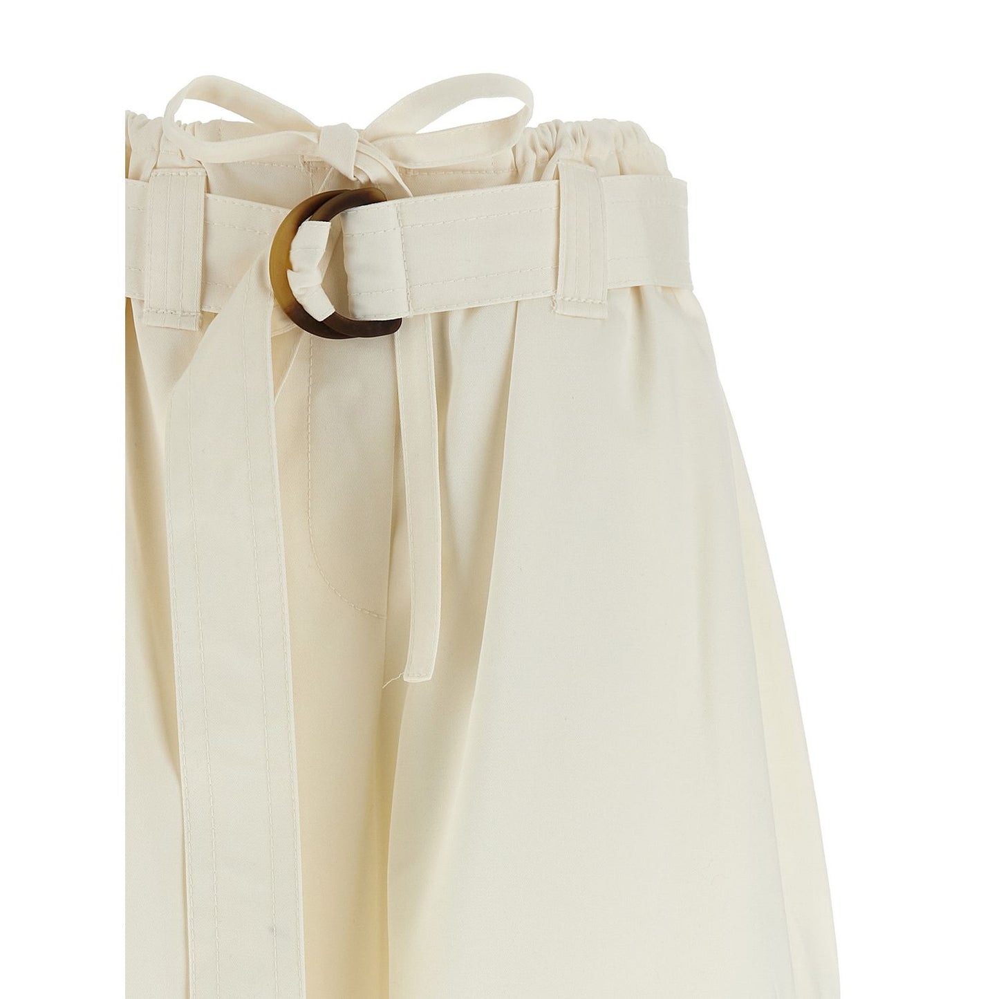 Zimmermann White Cotton Bermuda Shorts