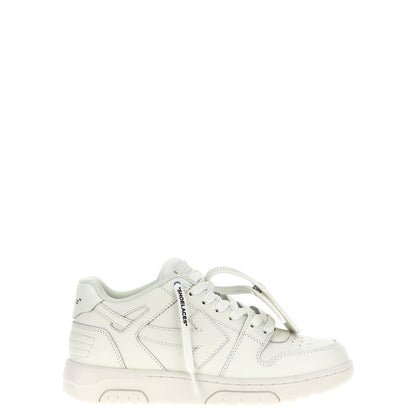 Off-White White Calfskin Low Top Sneakers
