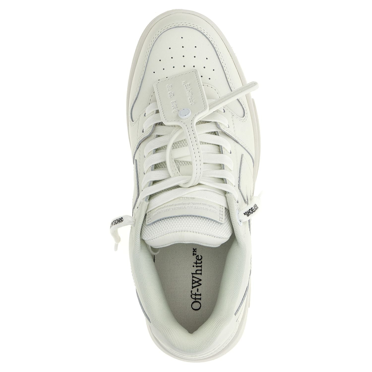 Off-White White Calfskin Low Top Sneakers