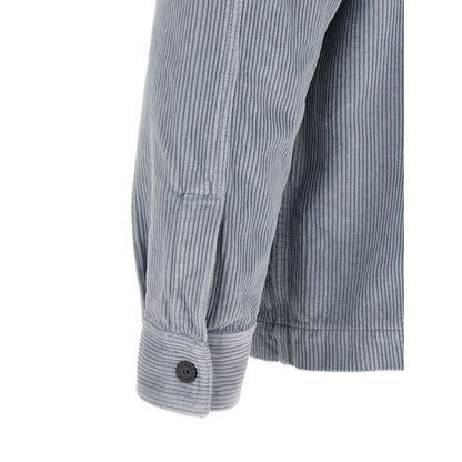 Stone Island Gray Cotton Blouse