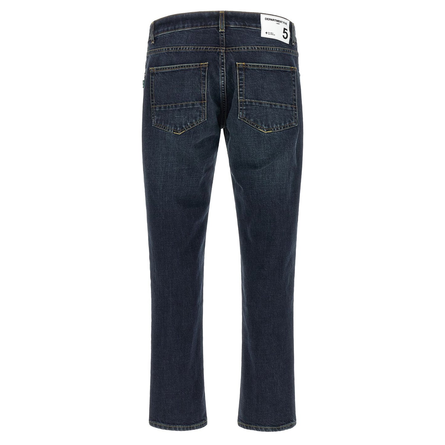 Department 5 Blue Cotton Cropped Jeans