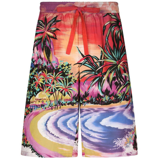 Dolce & Gabbana graphic-print bermuda shorts