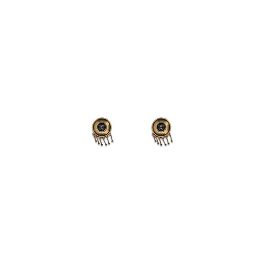 Versace Gold Brass Earrings