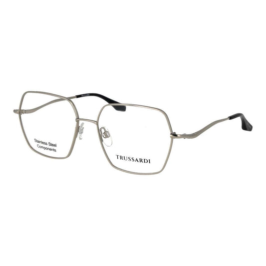 Trussardi Silver Stainless Steel Glasses (Frames)