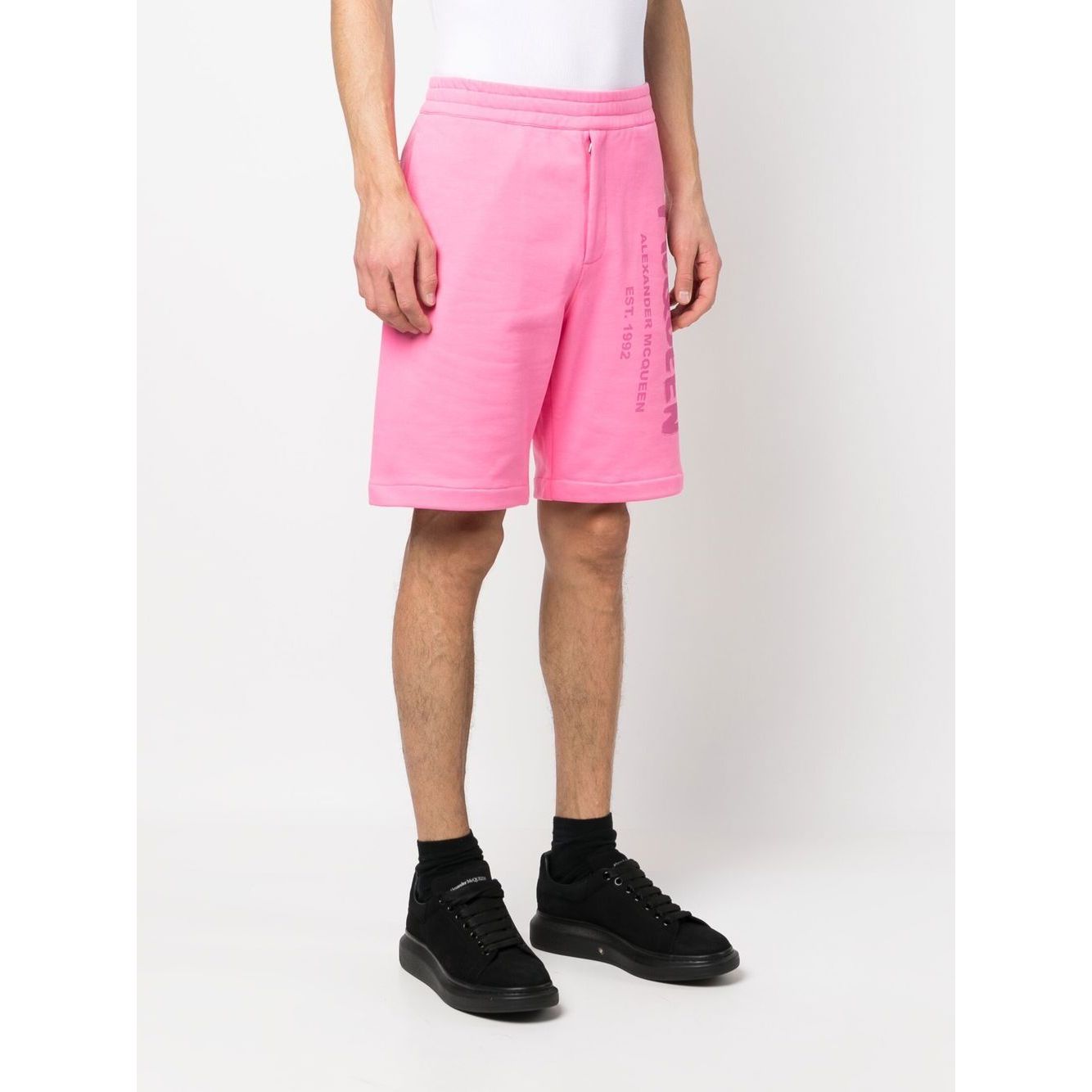 Alexander McQueen Graffiti-print Track Shorts