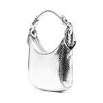 By Far Pre Cosmo metallic top-handle bag 23CRCMSASVFLGSMASV