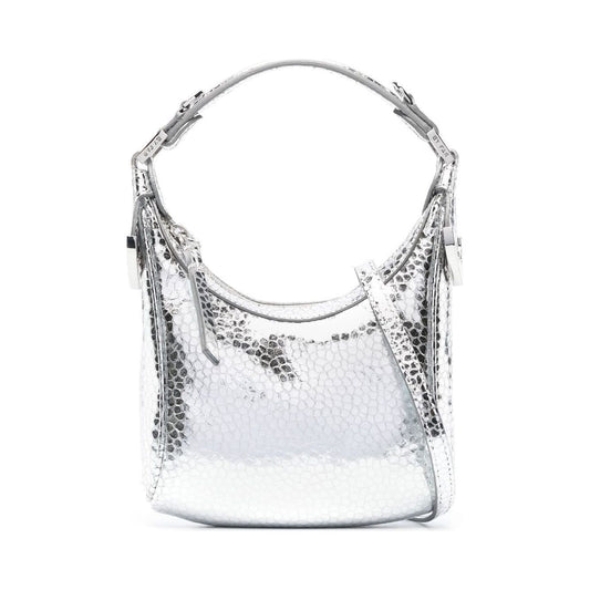 By Far Pre Cosmo metallic top-handle bag 23CRCMSASVFLGSMASV