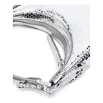 By Far Pre Cosmo metallic top-handle bag 23CRCMSASVFLGSMASV