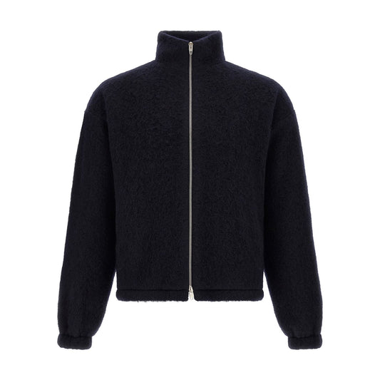 Jil Sander Blue Wool Sweatshirt