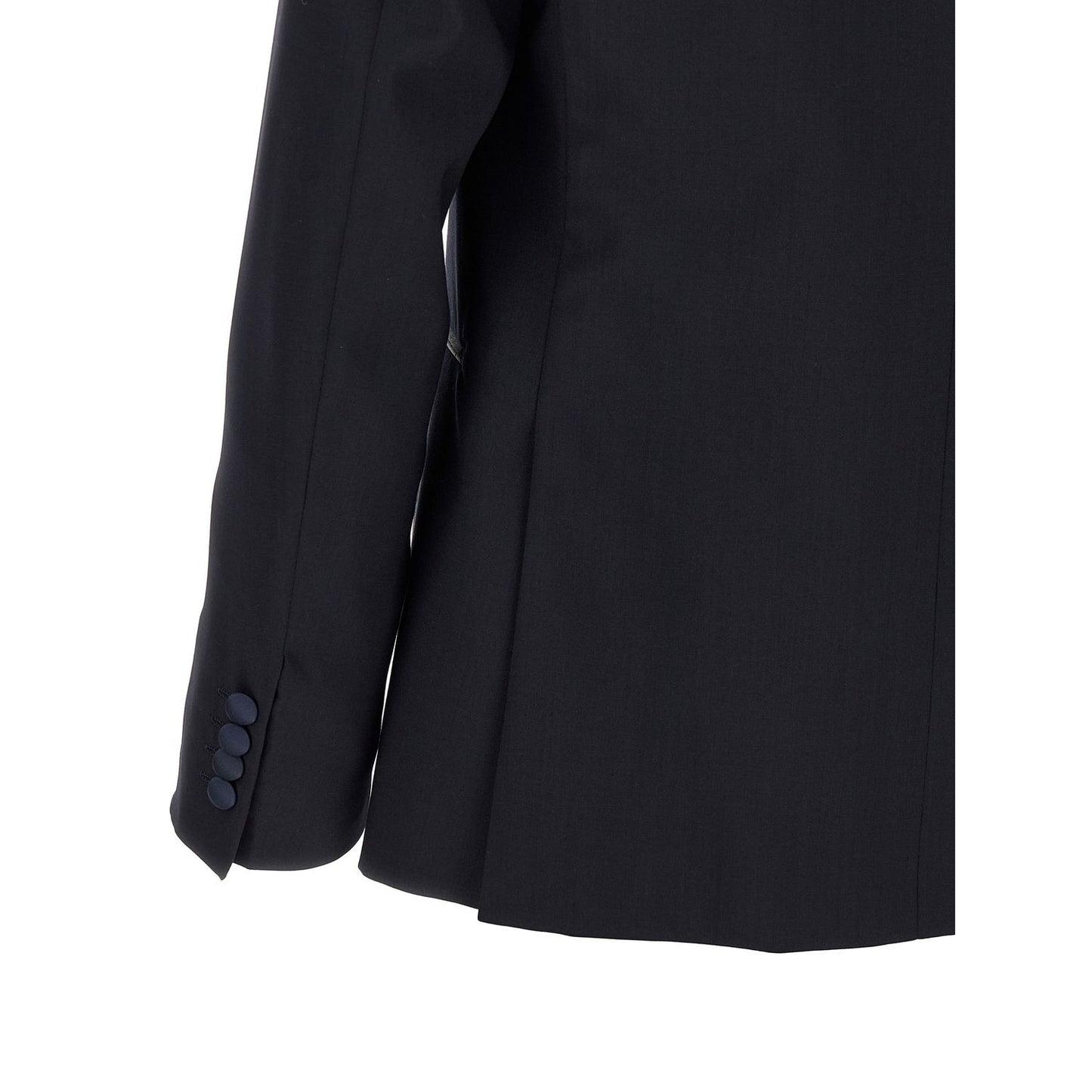 Pal Zileri Black Wool Two-Piece Suit