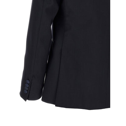 Pal Zileri Black Wool Two-Piece Suit