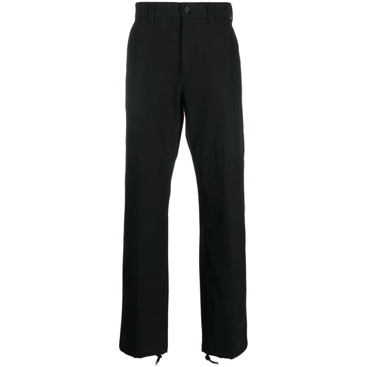 Alexander McQueen drawstring-hem Cotton Trousers