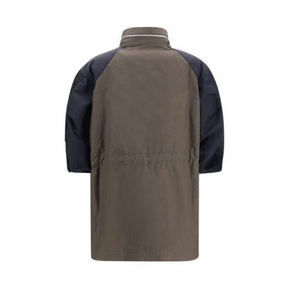 Sacai Bicolor Cotton Shell Jacket