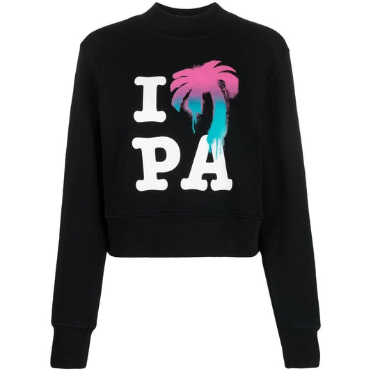 Palm Angels Sweaters Black PWBA016S23FLE0011084
