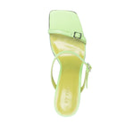 BY FAR PRE Sandals Green 23CRFLKHFRGNAPFRG