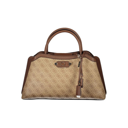 Guess Jeans Beige Polyurethane Women's Bag