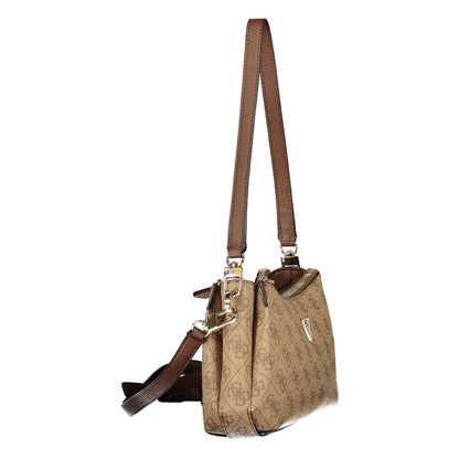 Guess Jeans Beige Polyurethane Women's Bag
