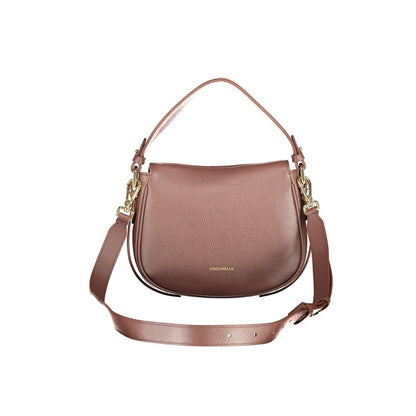 Coccinelle Brown Leather Women's Bag with Adjustable Strap