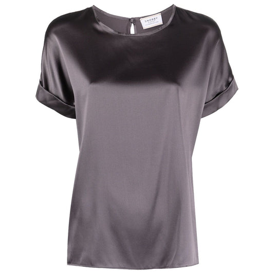 Snobby Sheep Top Grey 48560GIROCOLLO790