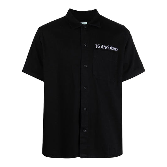 Aries Shirts Black STAR40114BLK