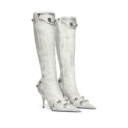 Balenciaga cagole leather boots
