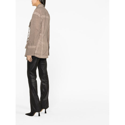 Blumarine Coats Brown Jackets