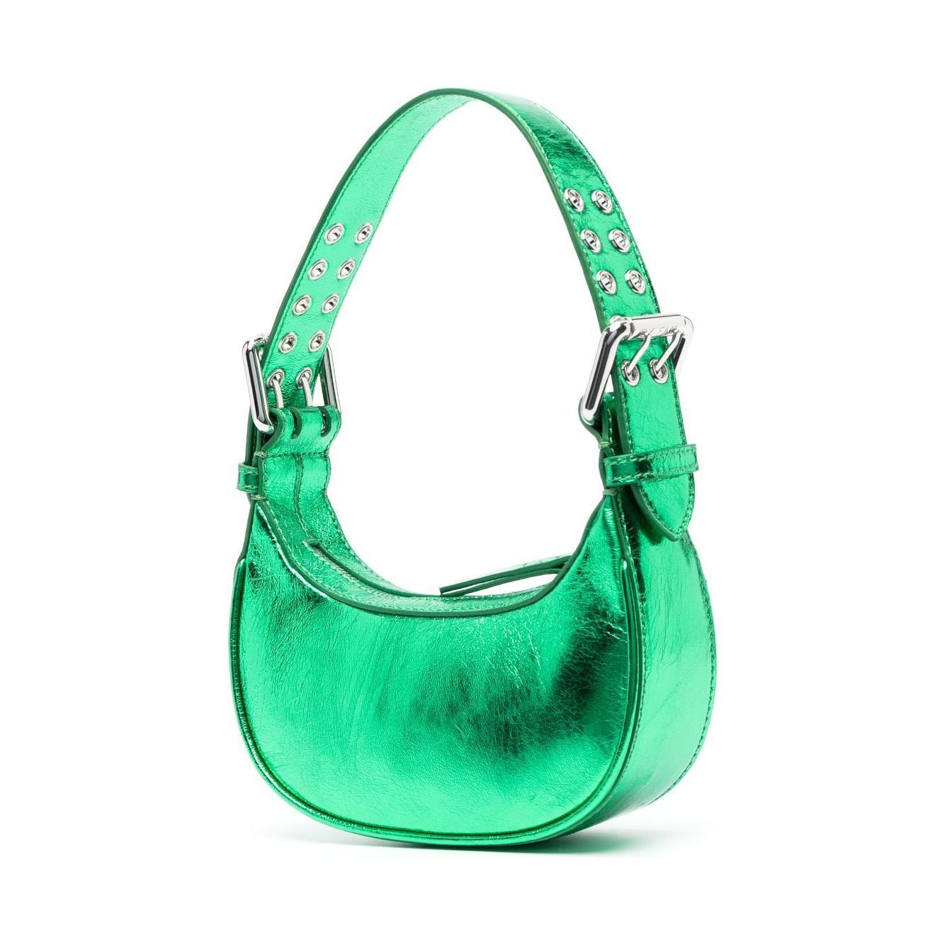 By Far metallic-effect tote bag 23SSMNSSCVGASMACVG