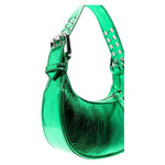 By Far metallic-effect tote bag 23SSMNSSCVGASMACVG