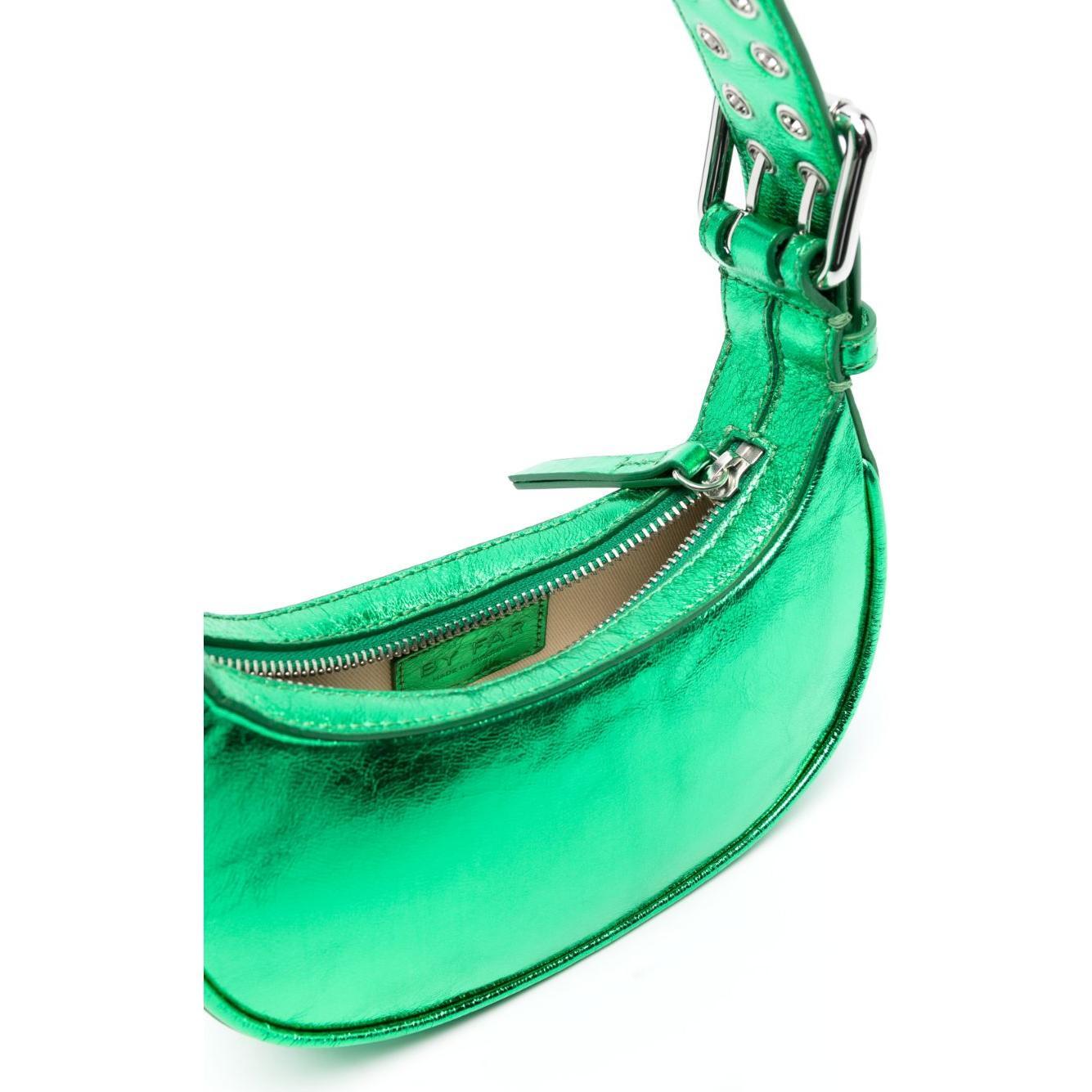 By Far metallic-effect tote bag 23SSMNSSCVGASMACVG