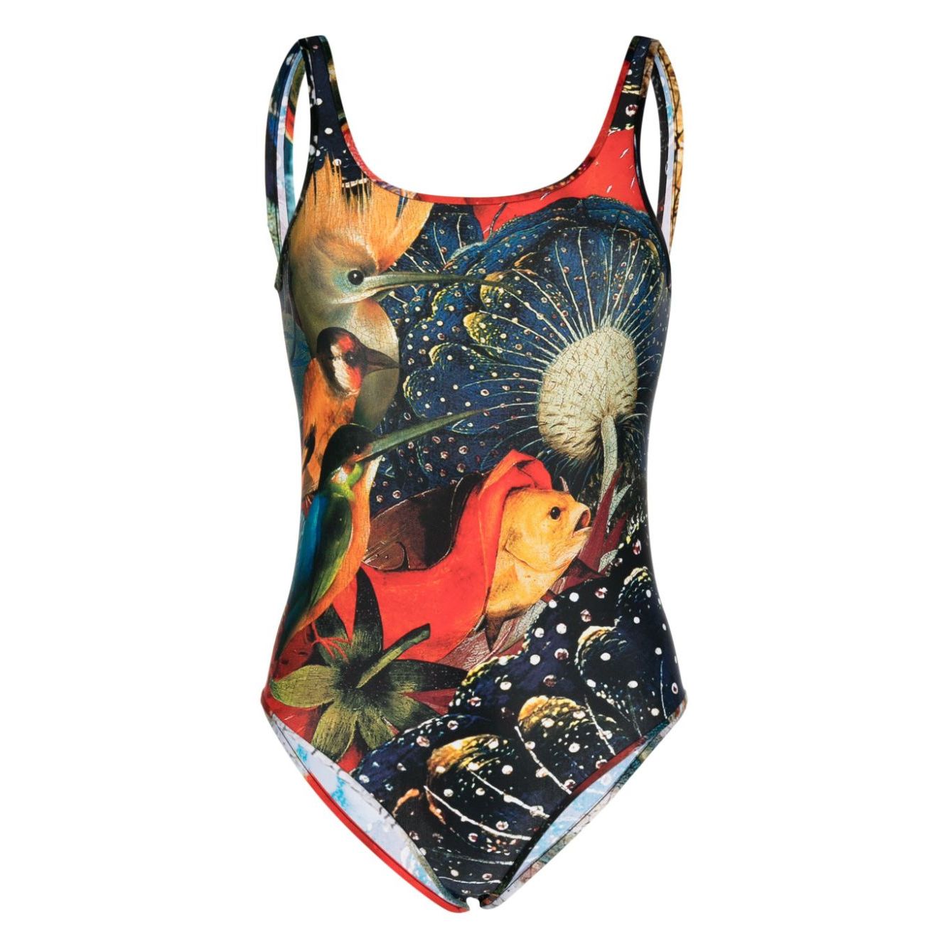 Alexander McQueen Hieronymus Bosch-print Jersey Bodysuit