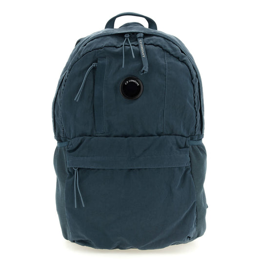 C.P. Company Blue Polyamide Backpack