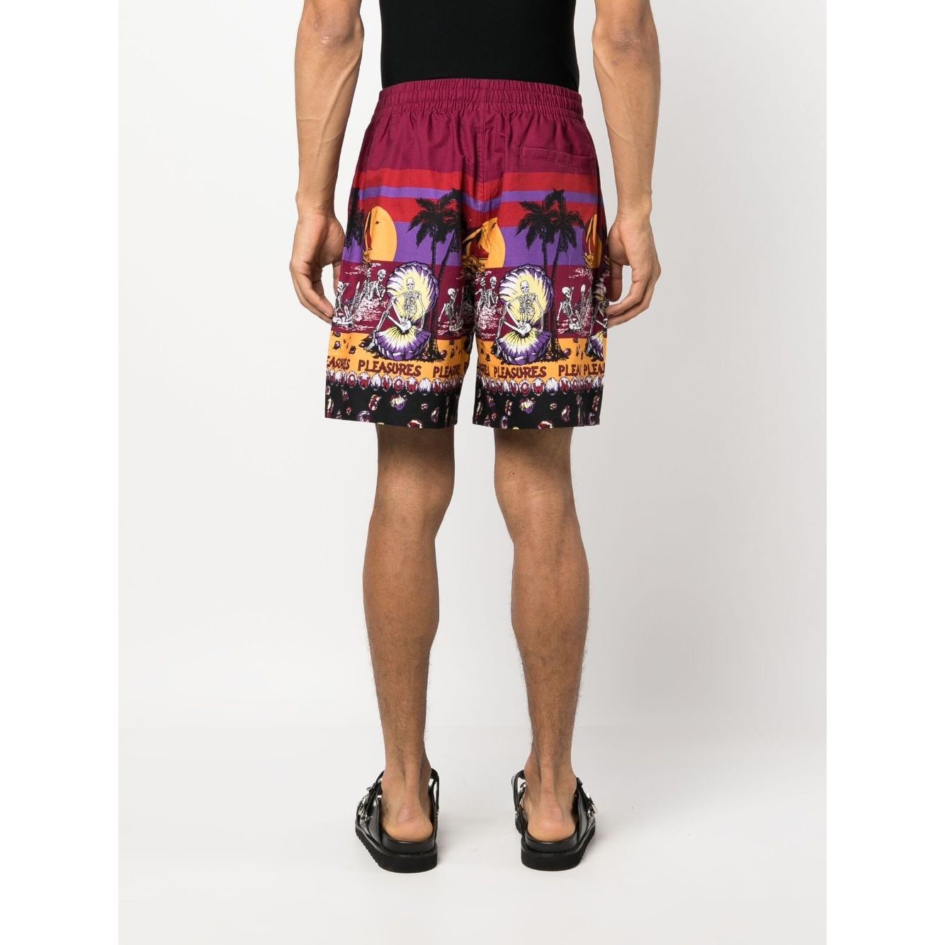 Pleasures Shorts Bordeaux P23SU031BURGUNDY