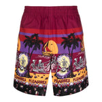 Pleasures Shorts Bordeaux P23SU031BURGUNDY