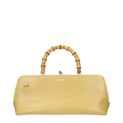 Jil Sander Yellow Leather Crossbody Bag