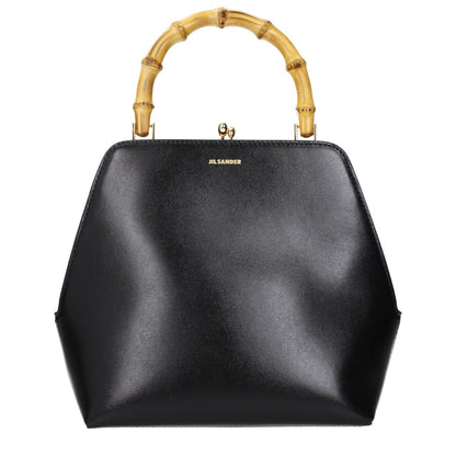 Jil Sander Black Leather Handbag