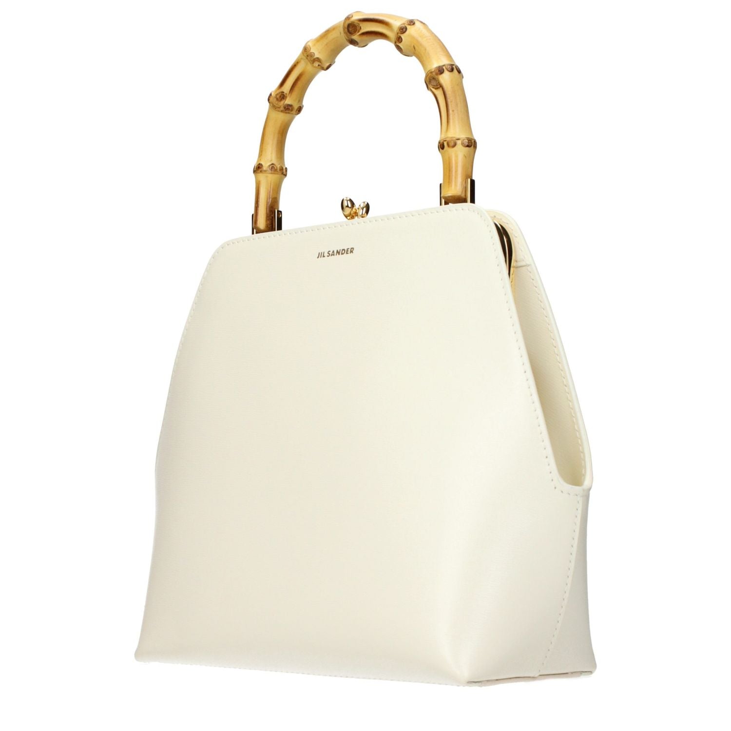 Jil Sander Beige Leather Handbag