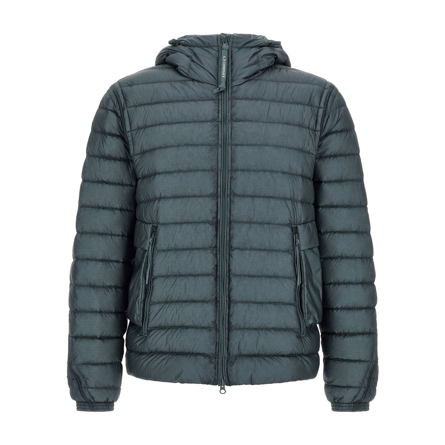 C.P. Company Blue Polyamide Full-Length Jacket